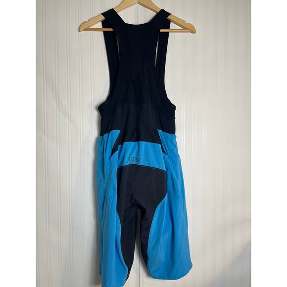 Gore Bike Wear Bib Shorts Padded Seat Cycling Men's XL Black and Blue Gorpcore - Picture 4 of 14